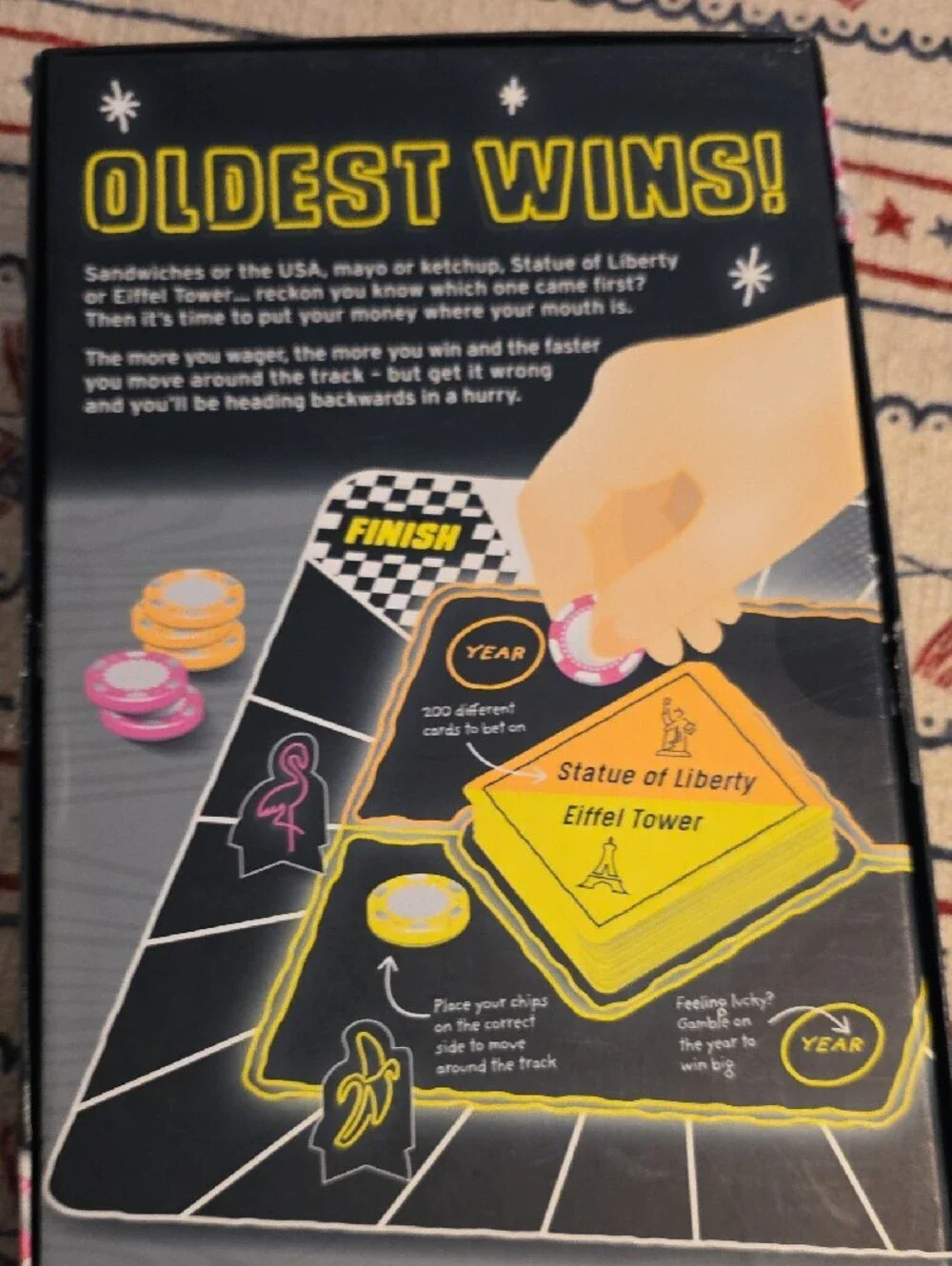 What Came First? Party Game - Black